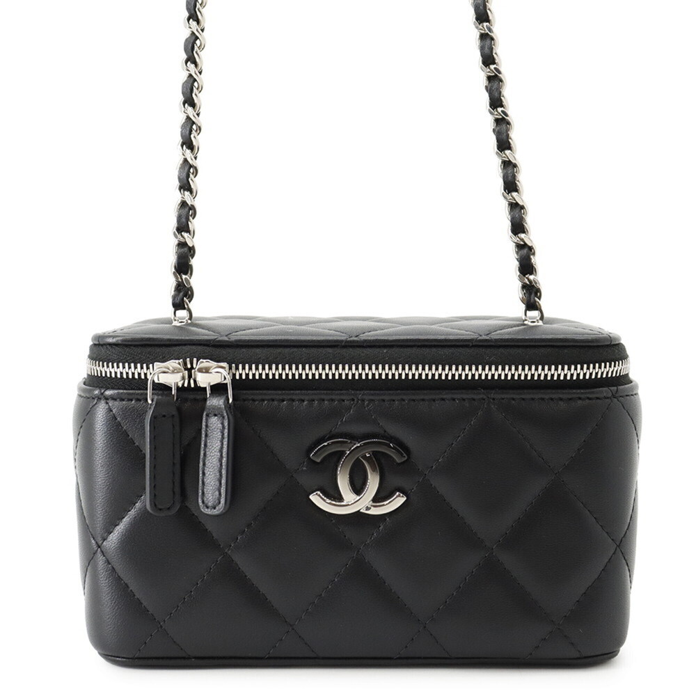 Chanel Chain Shoulder Bag Matelassé Coco Gradient Vanity Lambskin AP3697 CHAN...